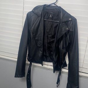 Leather jacket from forever 21